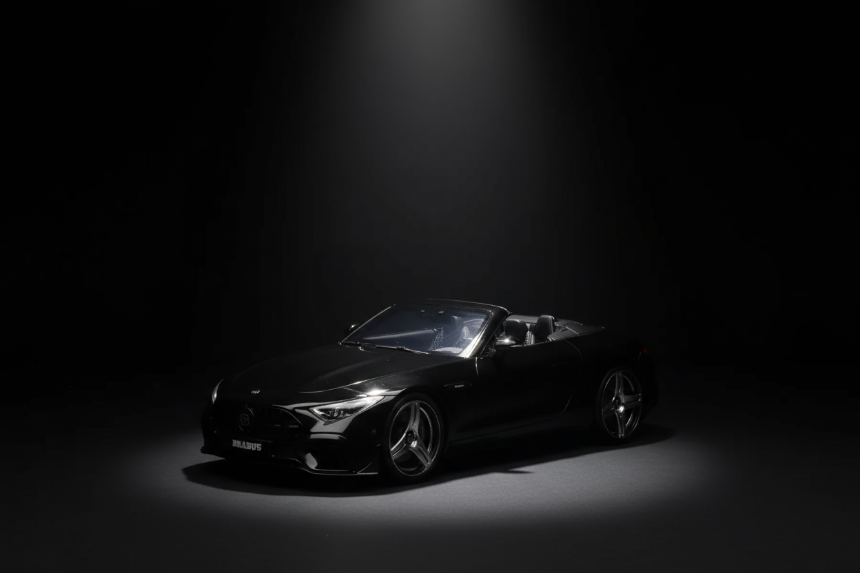 Mercedes-Brabus S-Class W223 750 Bodo Buschmann Edition - Obsidian Black - 1:18