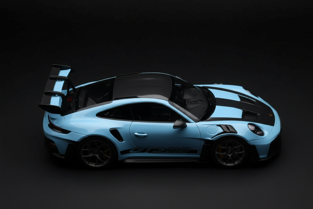 Porsche 911 992 GT3 RS Weissach Pack Gulf Blue - MiniTorque 1:18